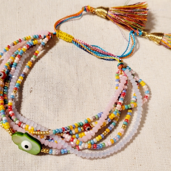 Handmade adjustable Bracelet - Picture 3 of 6